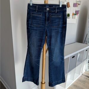 J.Jill Denim High-Rise Flare Sz 6P